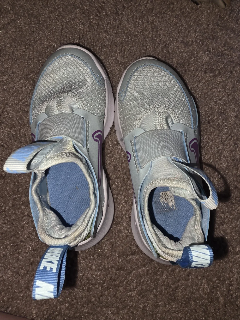 Nike Kids' Light Blue Slip-On Athletic Shoes